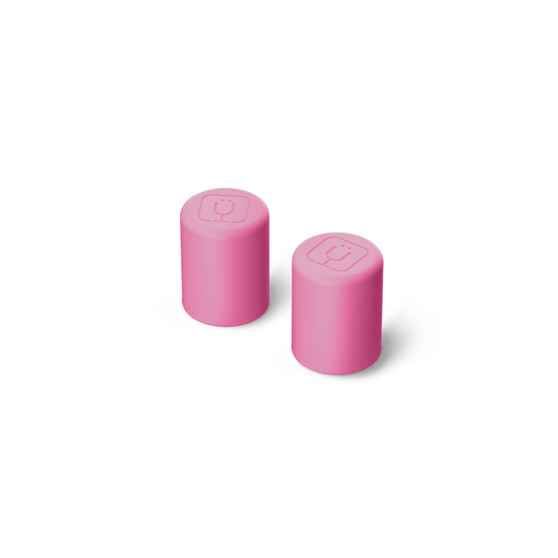 Magnetic Straw Cover | Pink Gingham | 2-Pack M1