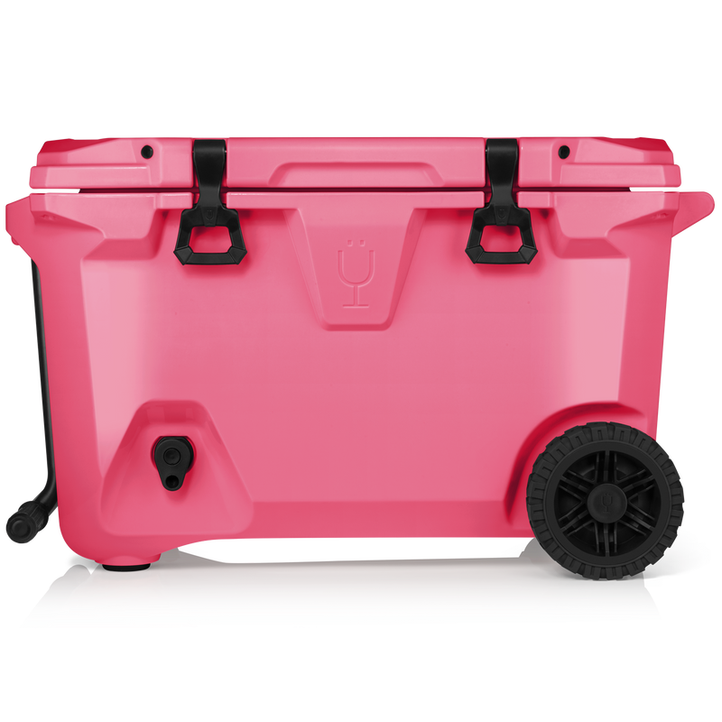 BrüTank 55-Quart Rolling Cooler | Neon Pink F1